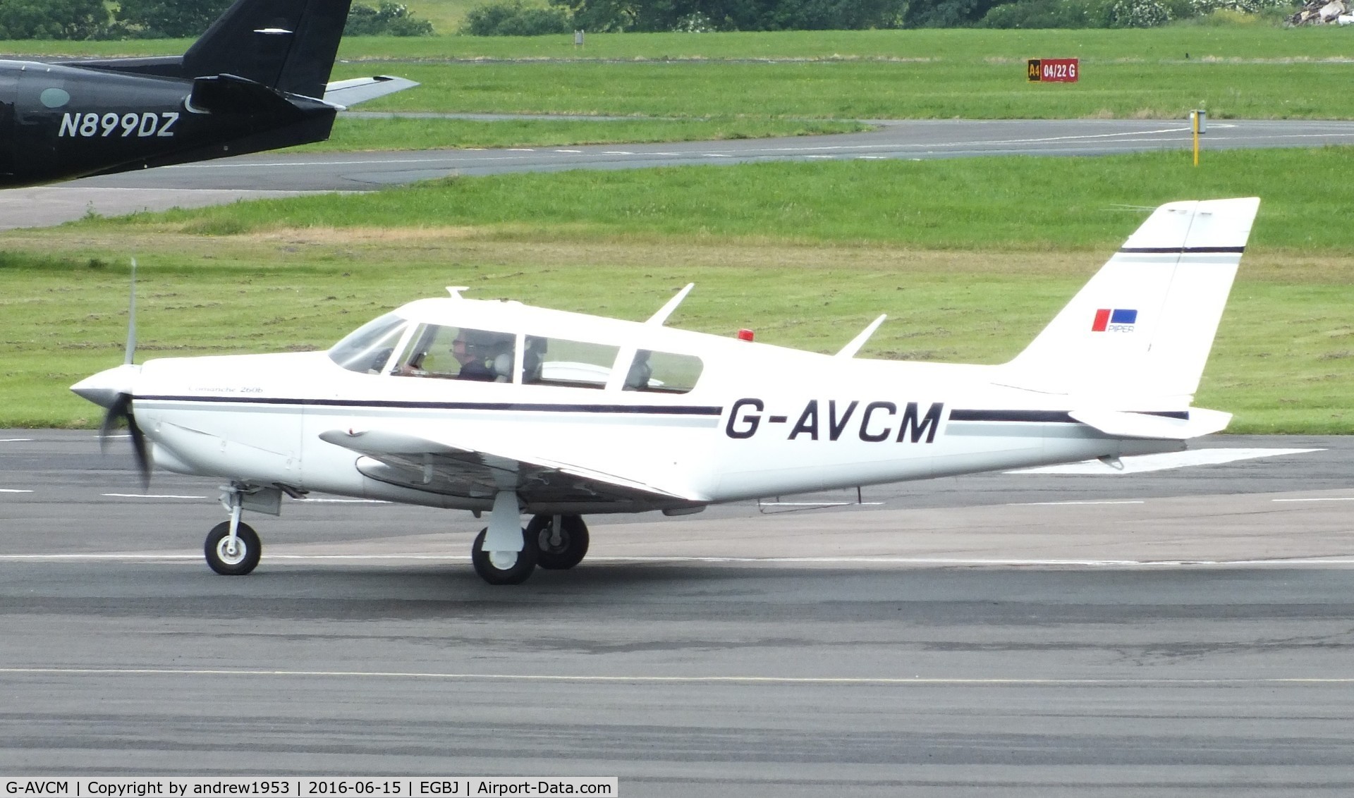 G-AVCM, 1966 Piper PA-24-260 Comanche B C/N 24-4520, G-AVCM at Gloucestershire Airport.