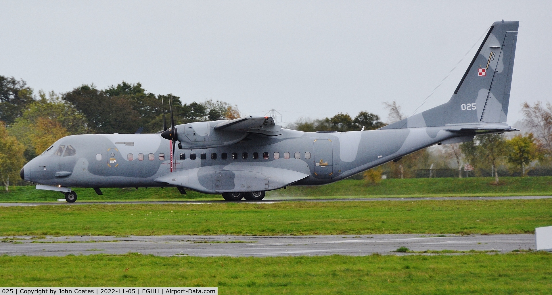 025, CASA C-295M C/N S-025, Backtracking on arrival