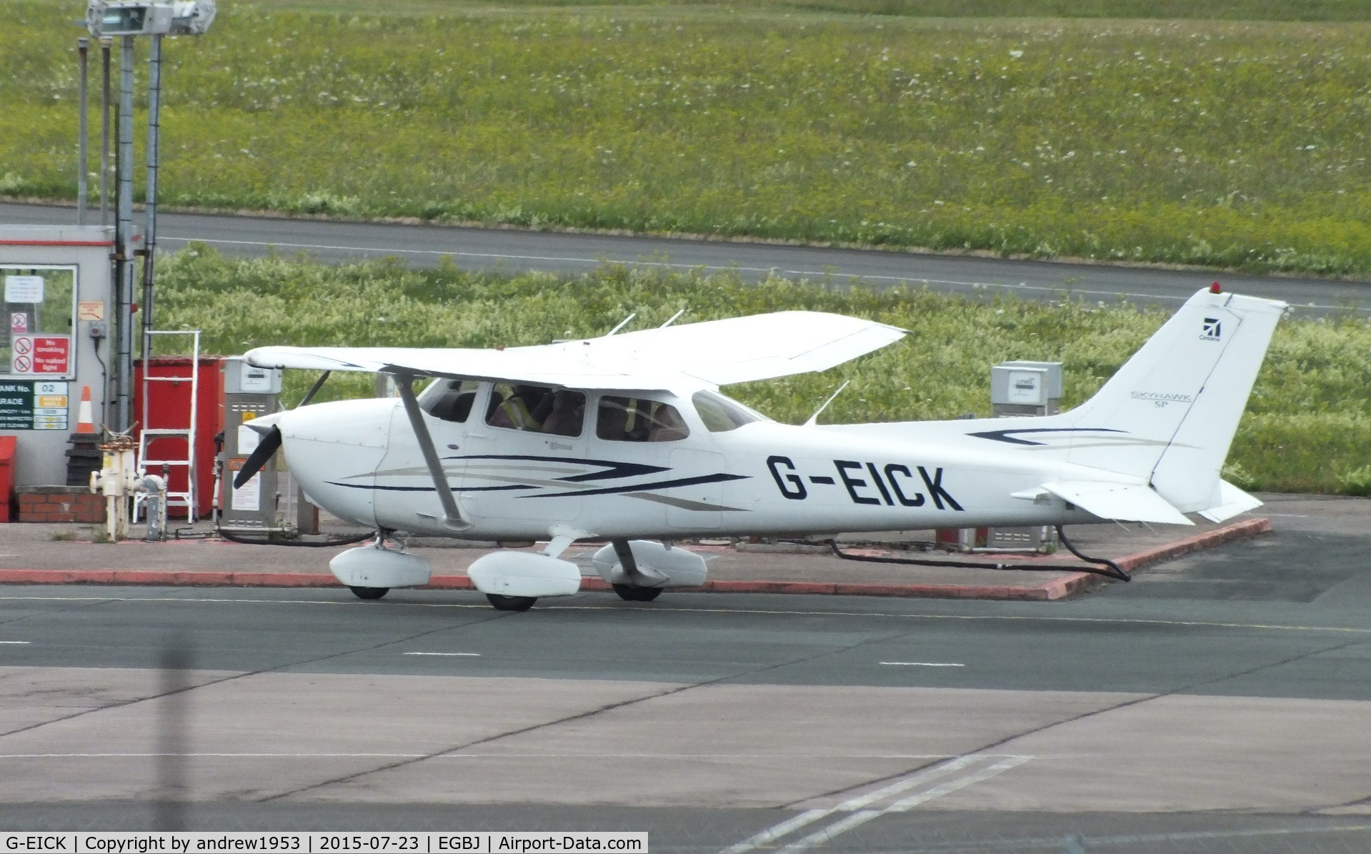 G-EICK, 2007 Cessna 172S Skyhawk SP C/N 172S10426, G-EICK at Gloucestershire Airport.