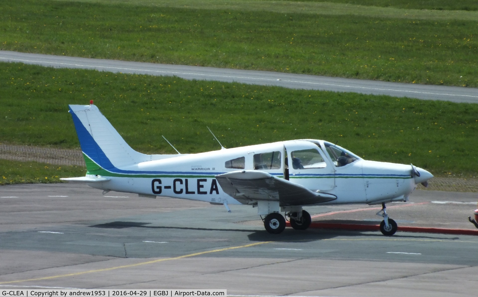G-CLEA, 1978 Piper PA-28-161 Cherokee Warrior II C/N 28-7916081, G-CLEA at Gloucestershire Airport.