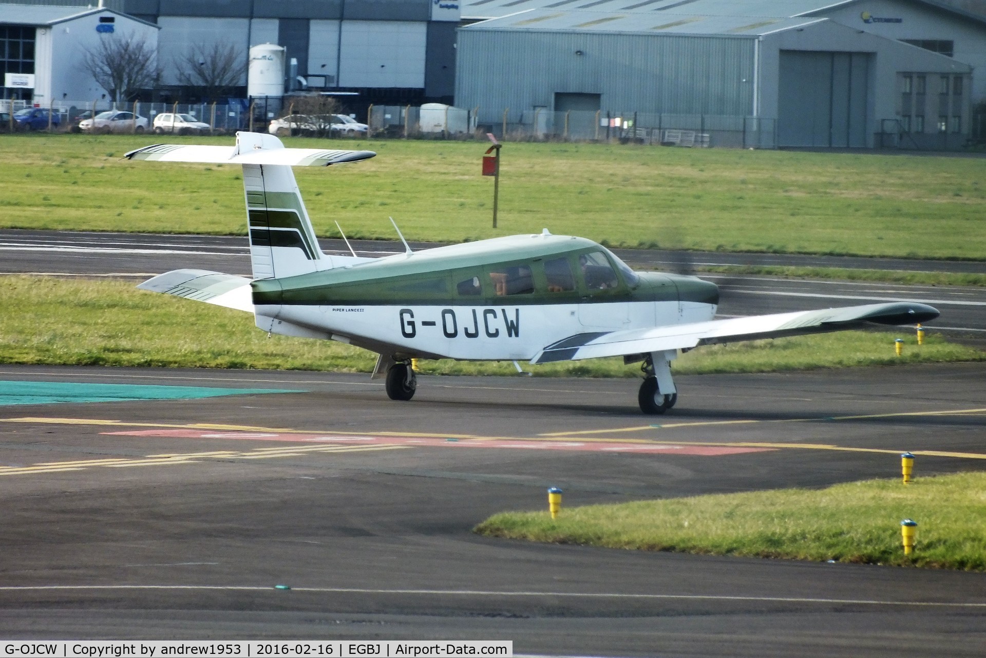 G-OJCW, 1979 Piper PA-32RT-300 Lance II C/N 32R-7985062, G-OJCW at Gloucestershire Airport.