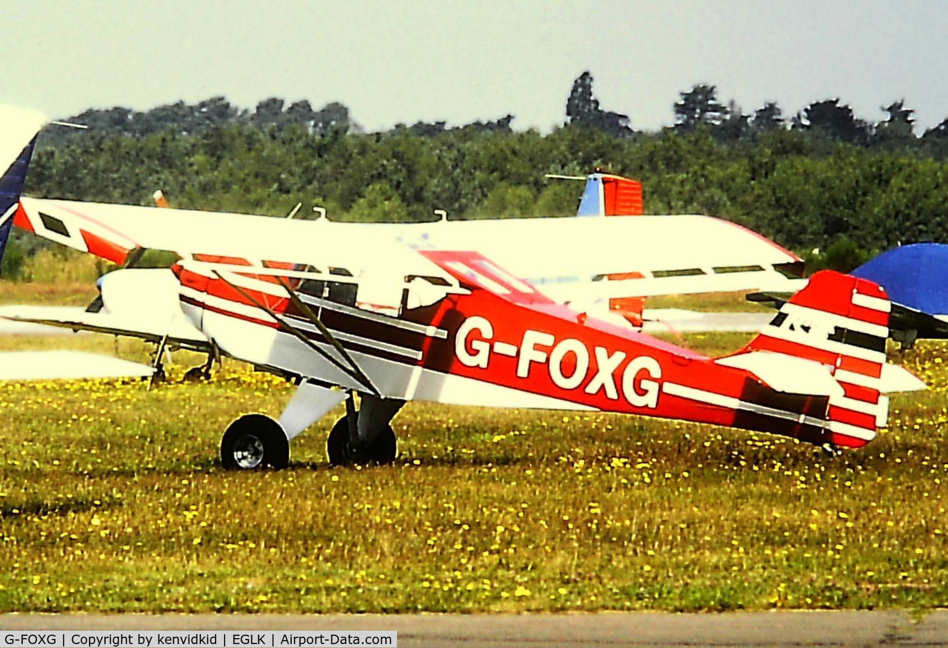 G-FOXG, 1992 Denney Kitfox C/N PFA 172-11886, At Blackbushe.