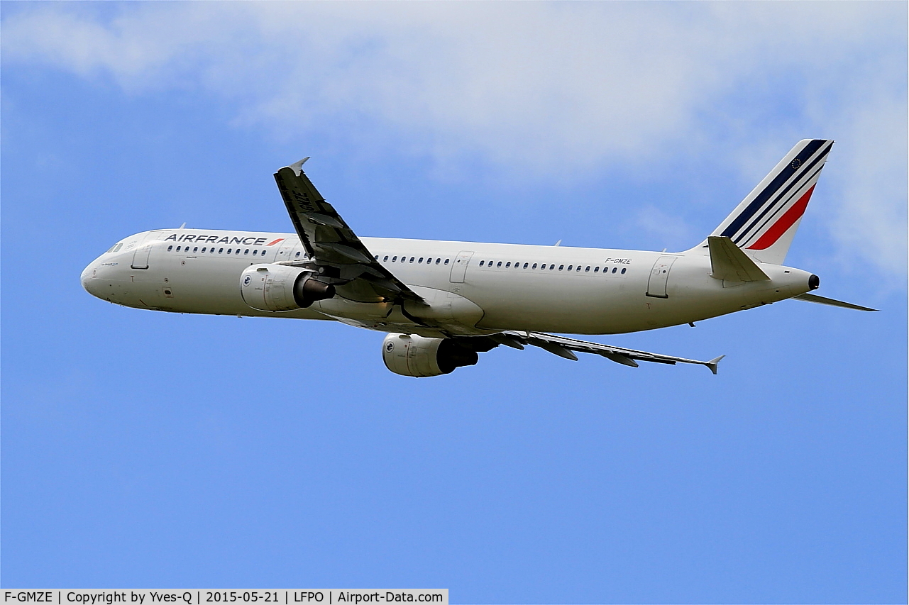 F-GMZE, 1995 Airbus A321-111 C/N 544, Airbus A321-111, Climbing from rwy 24, Paris-Orly Airport (LFPO-ORY)