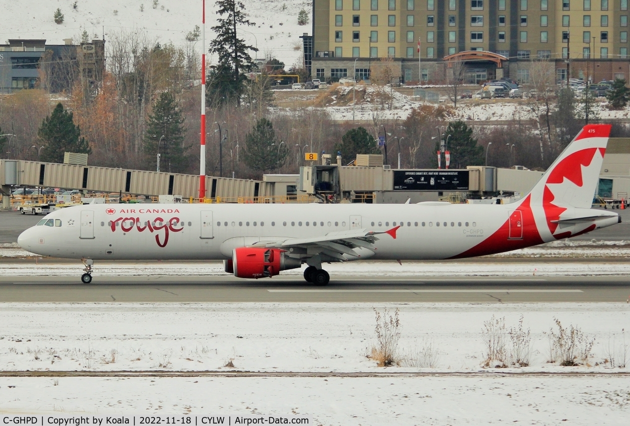 C-GHPD, 2013 Airbus A321-211 C/N 5681, First picture in the database. Arrival from Toronto.
