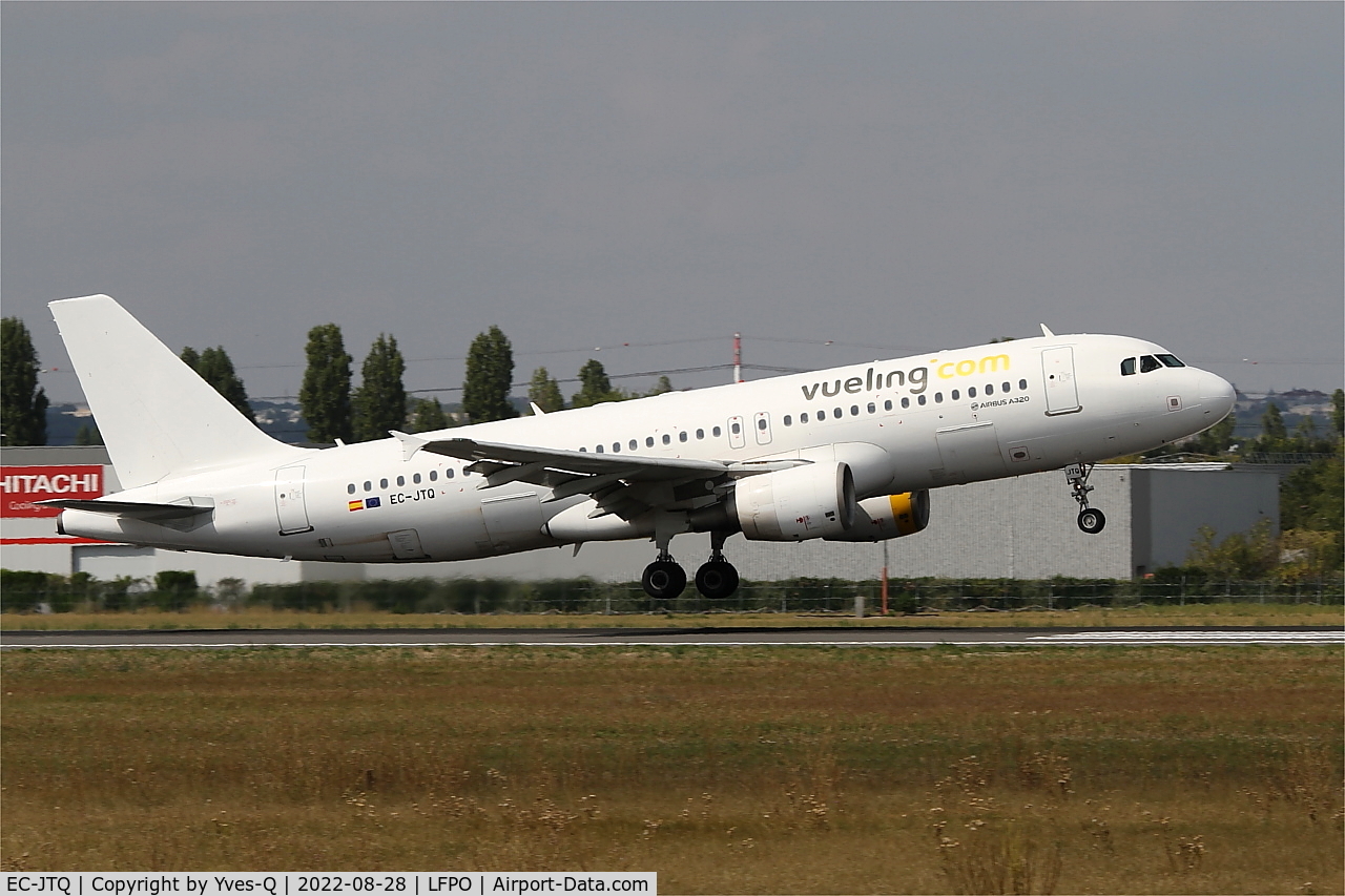 EC-JTQ, 2006 Airbus A320-214 C/N 2794, Airbus A320-214, Landing rwy 06, Paris-Orly Airport (LFPO-ORY)
