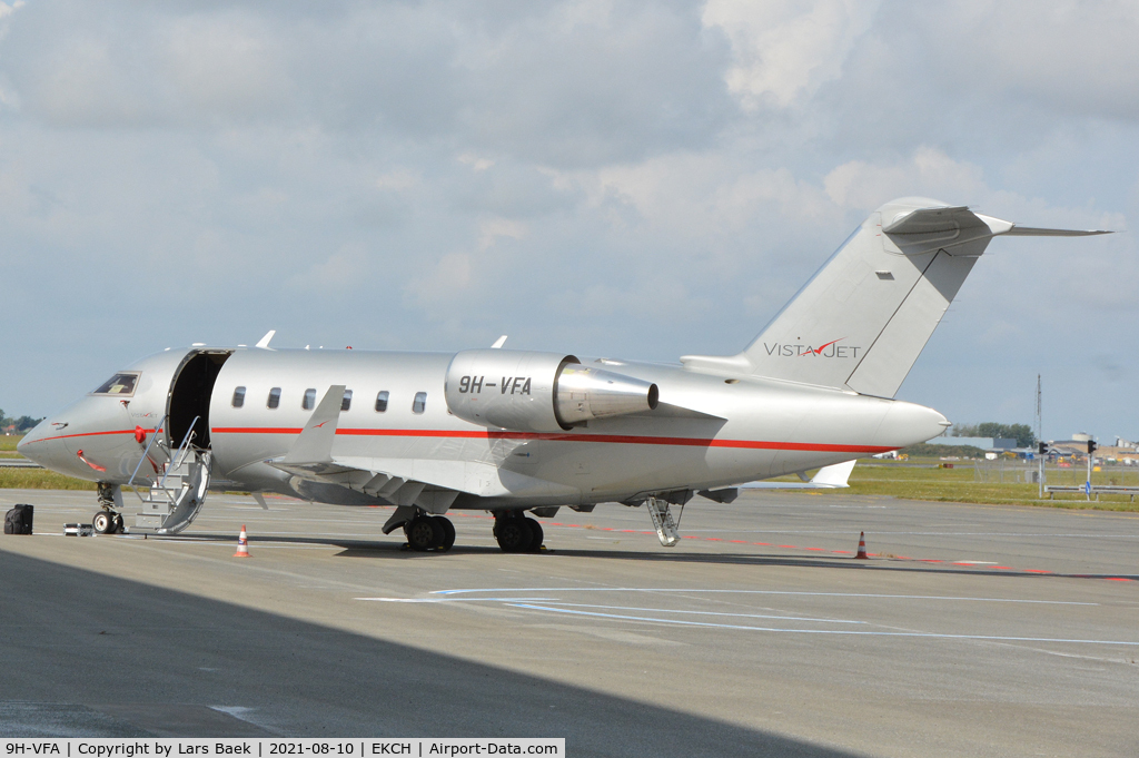 9H-VFA, 2014 Bombardier Challenger 605 (CL-600-2B16) C/N 5970, Parked