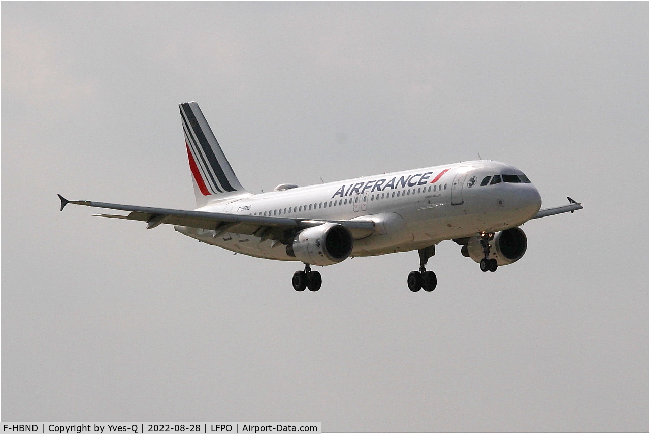 F-HBND, 2011 Airbus A320-214 C/N 4604, Airbus A320-214, On final rwy 06, Paris Orly airport (LFPO-ORY)