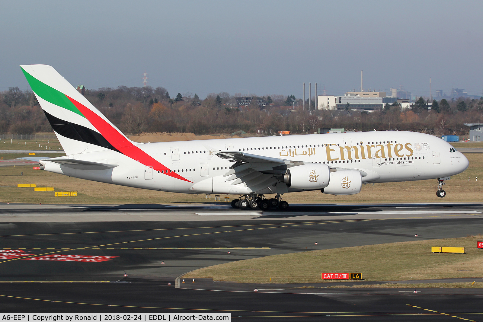 A6-EEP, 2013 Airbus A380-861 C/N 138, at dus