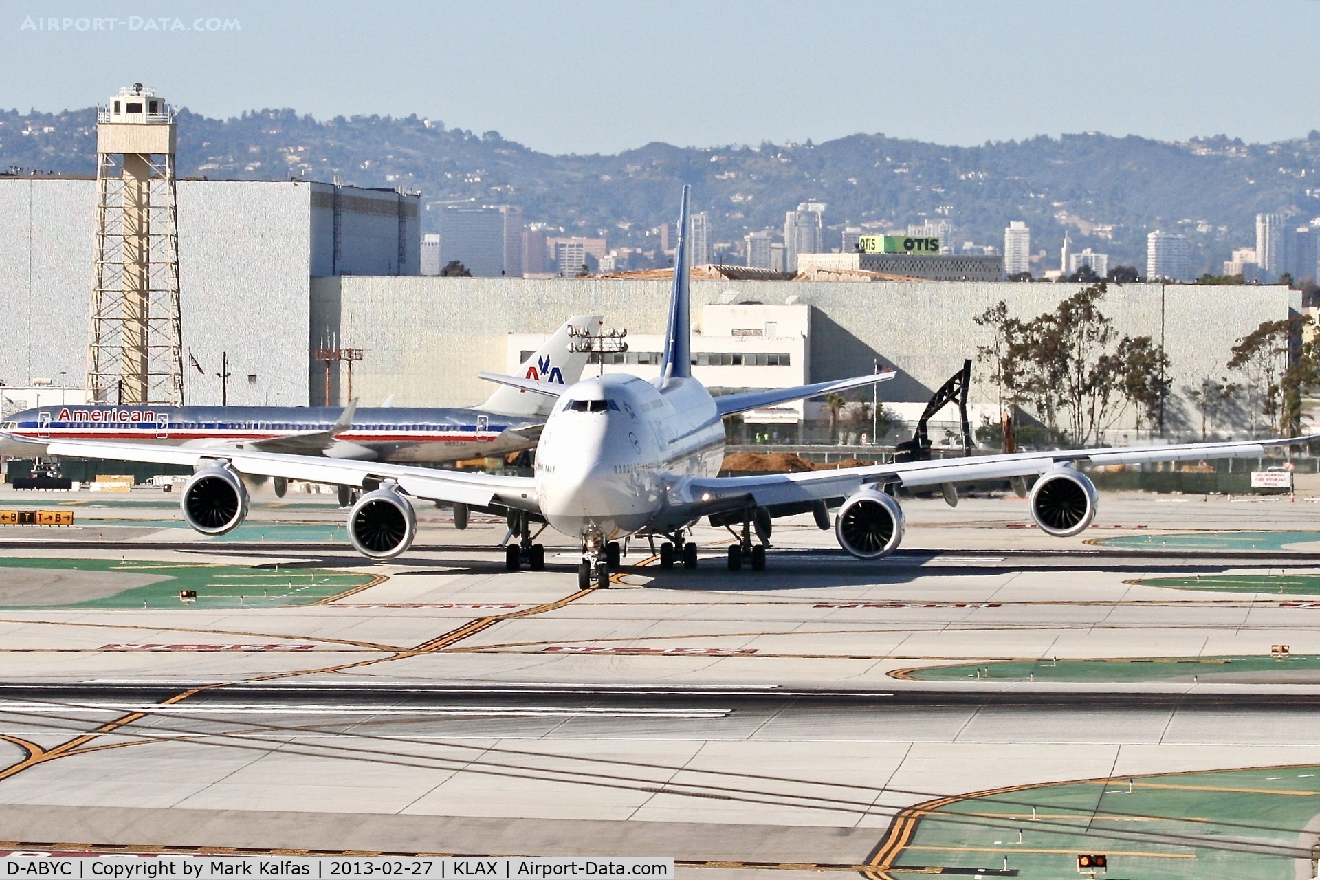D-ABYC, 2012 Boeing 747-830 C/N 37828, Lufthansa B748, D-ABYC at LAX