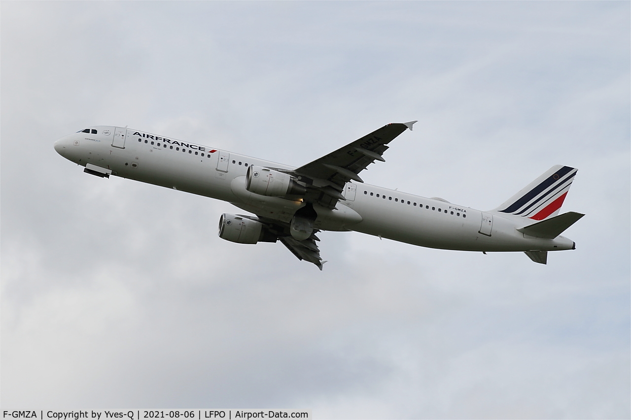 F-GMZA, 1994 Airbus A321-111 C/N 498, Airbus A321-111, Climbing from rwy 24,Paris Orly airport (LFPO-ORY)