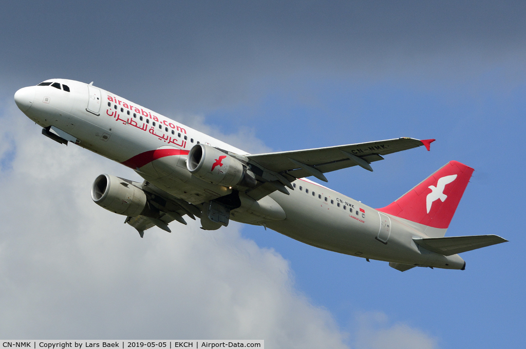 CN-NMK, 2011 Airbus A320-214 C/N 4806, RWY22R from St. Magleby