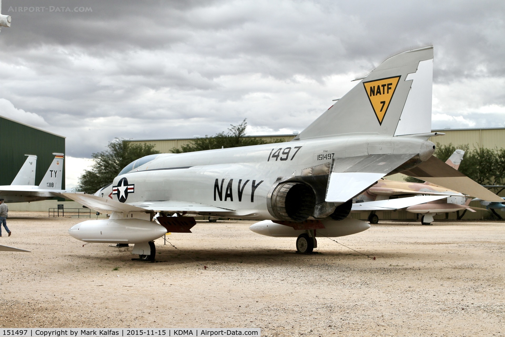151497, 1964 McDonnell YF-4J Phantom II C/N 655, 1964 McDonnell YF-4J Phantom II, c/n: 655, 151497 at Pima