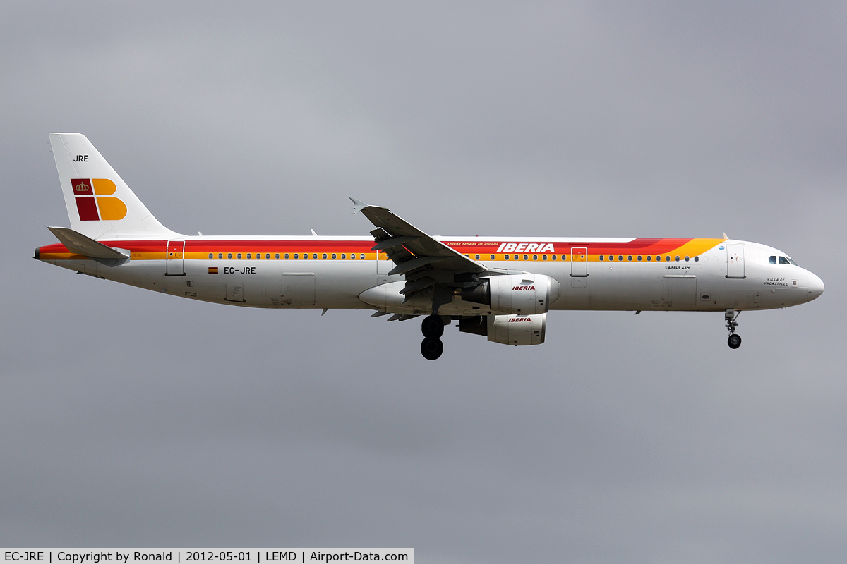 EC-JRE, 2006 Airbus A321-211 C/N 2756, at mad