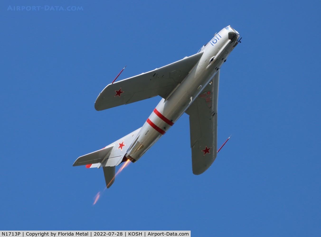 N1713P, 1960 PZL-Mielec Lim-5 (MiG-17F) C/N 1C1713, OSH 2022