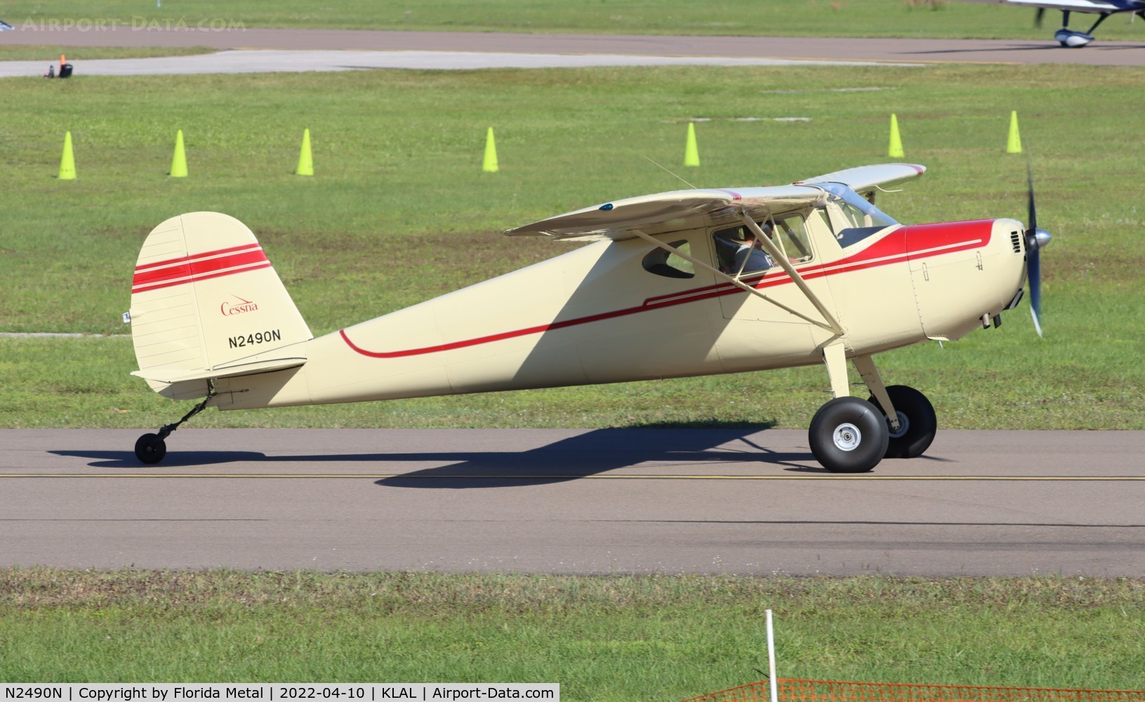 N2490N, 1947 Cessna 120 C/N 12743, Sun N Fun 2022