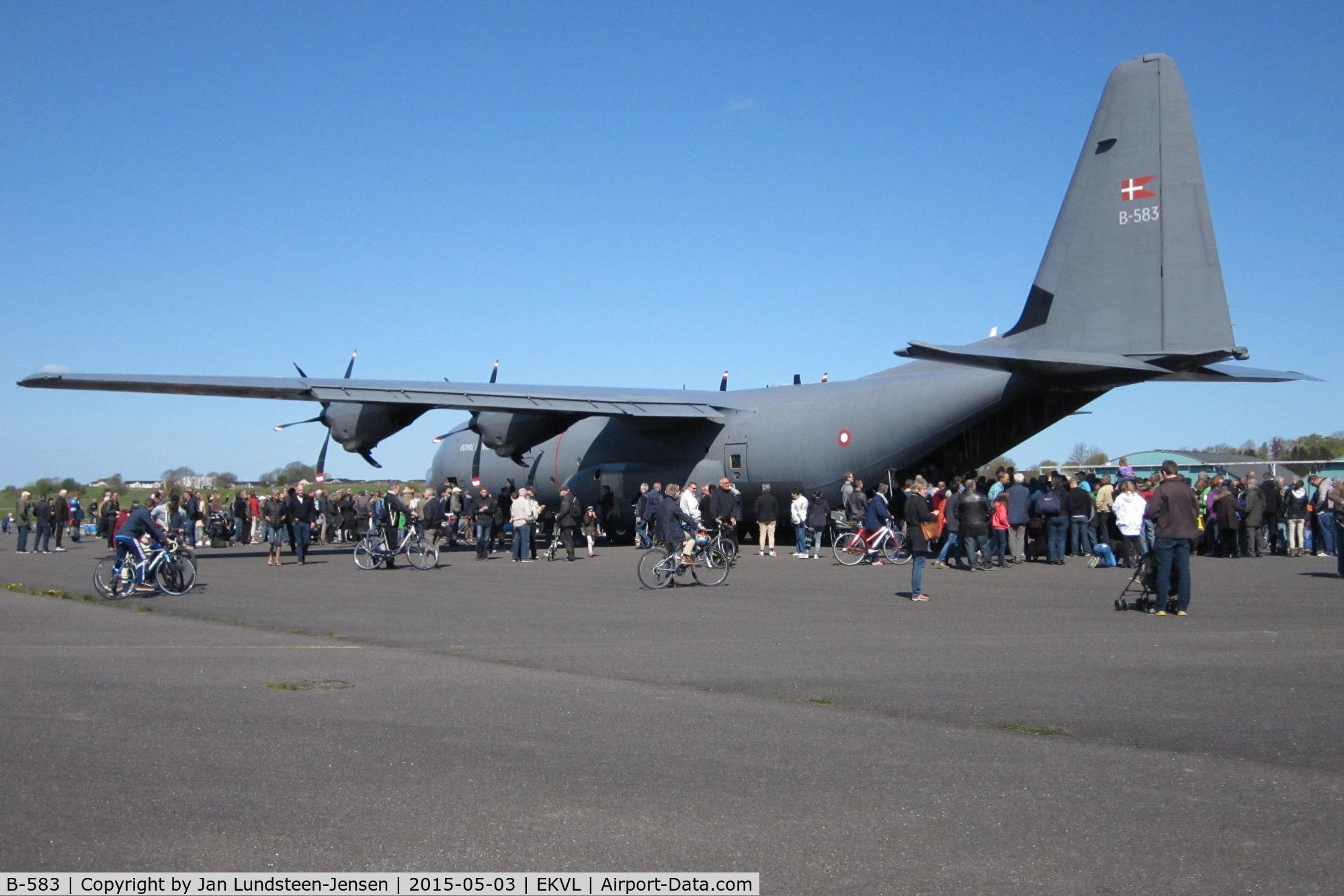 B-583, 2004 Lockheed Martin C-130J-30 Super Hercules C/N 382-5583, C-130J-30 B-583 from Royal Danish Air Force seen at an 
airshow at Vaerloese, Denmark.