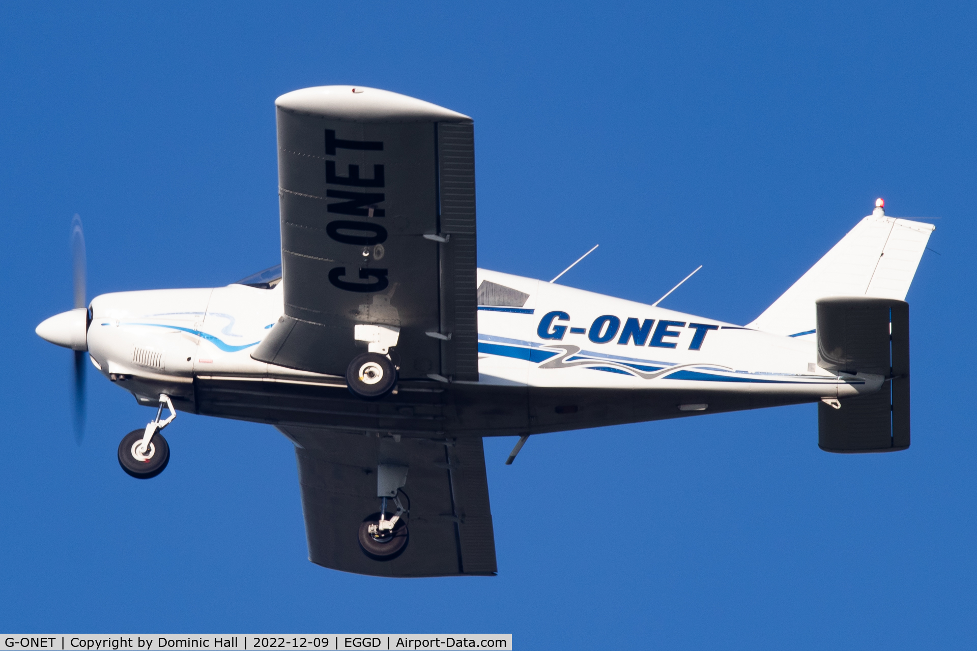 G-ONET, 1970 Piper PA-28-180 Cherokee C/N 28-5802, EGGD 09/12/22