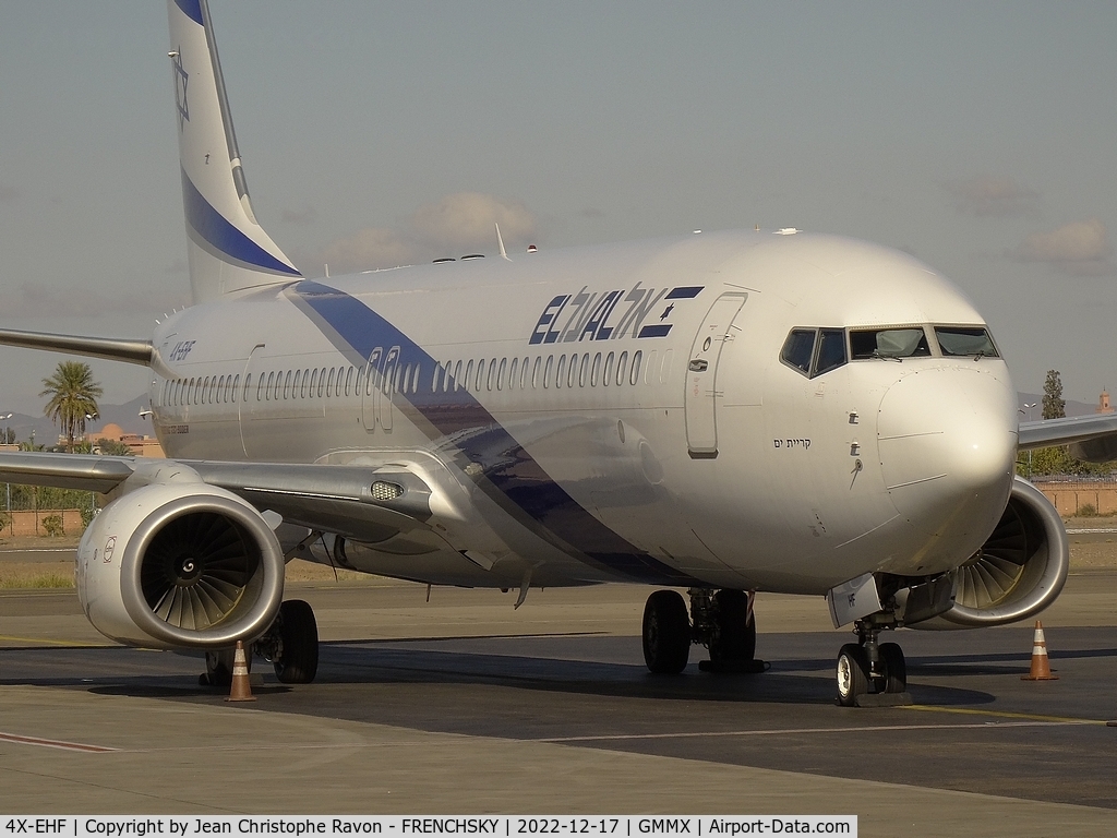 4X-EHF, 2016 Boeing 737-958/ER C/N 41557, Tel Aviv (TLV)	Marrakesh (RAK)	LY553