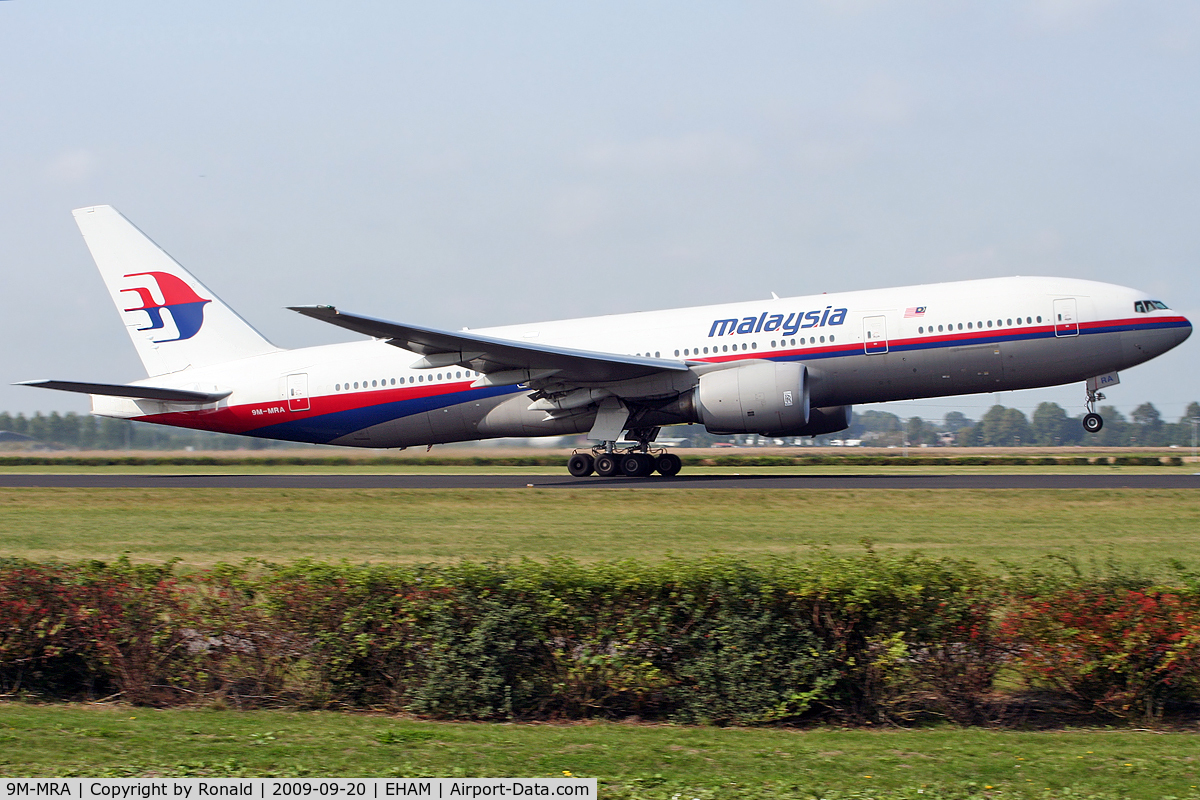 9M-MRA, 1997 Boeing 777-2H6/ER C/N 28408, at spl