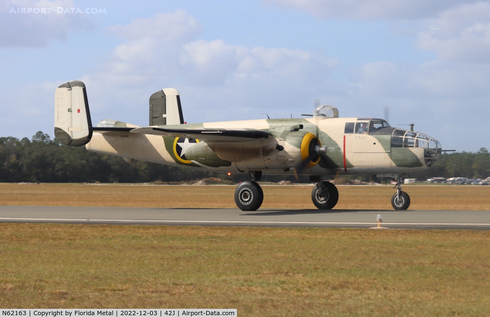 N62163, 1944 North American B-25J Mitchell Mitchell C/N 108-47451, Keystone 80th
