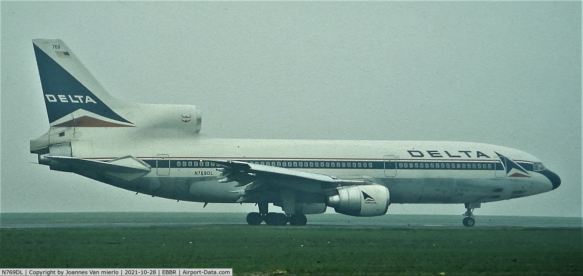 N769DL, 1981 Lockheed L-1011-385-3 Tristar 500 C/N 193H-1218, Slide scan