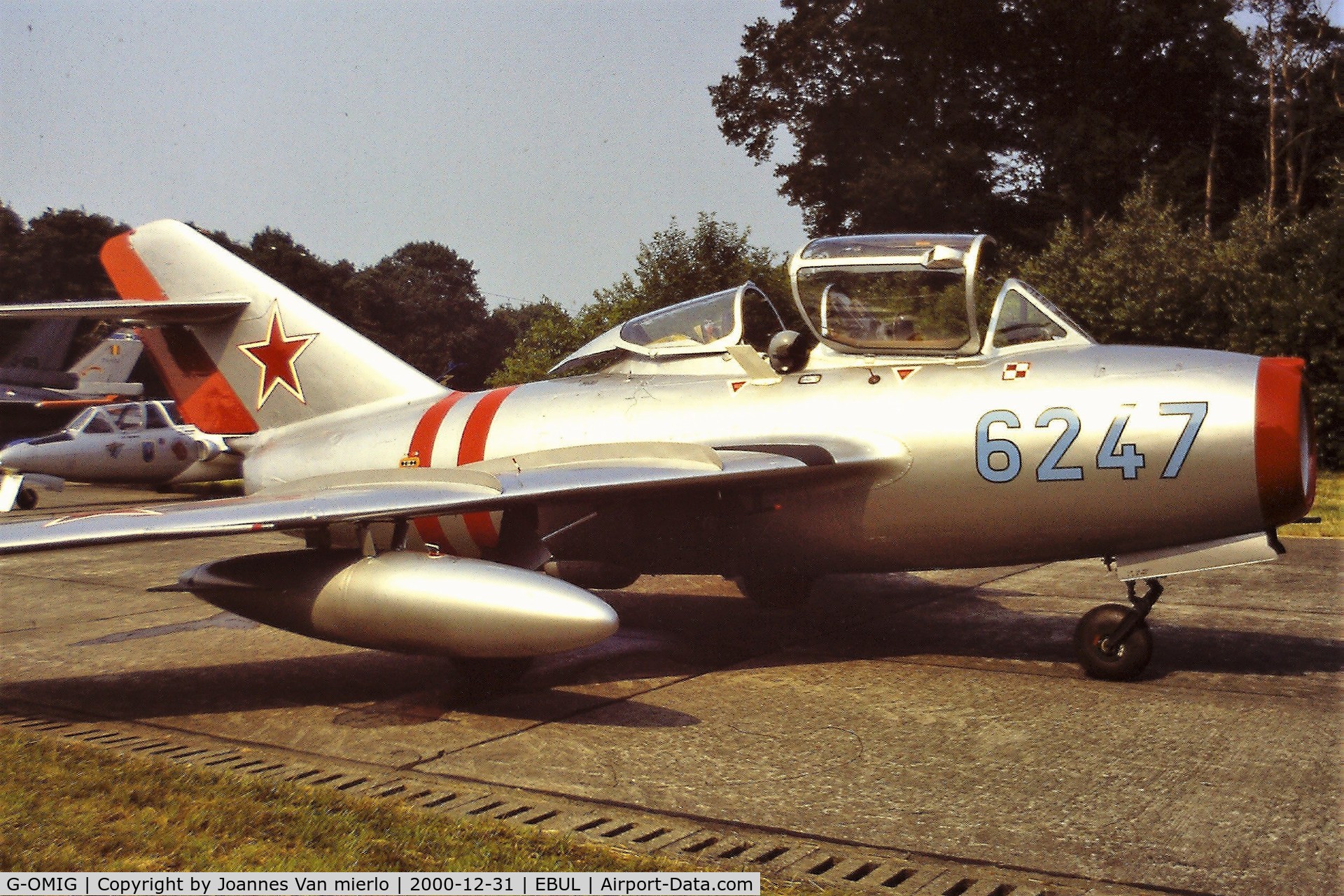 G-OMIG, 1956 PZL-Mielec SBLim-2 (MiG-15UTI) C/N 622047, Slide scan