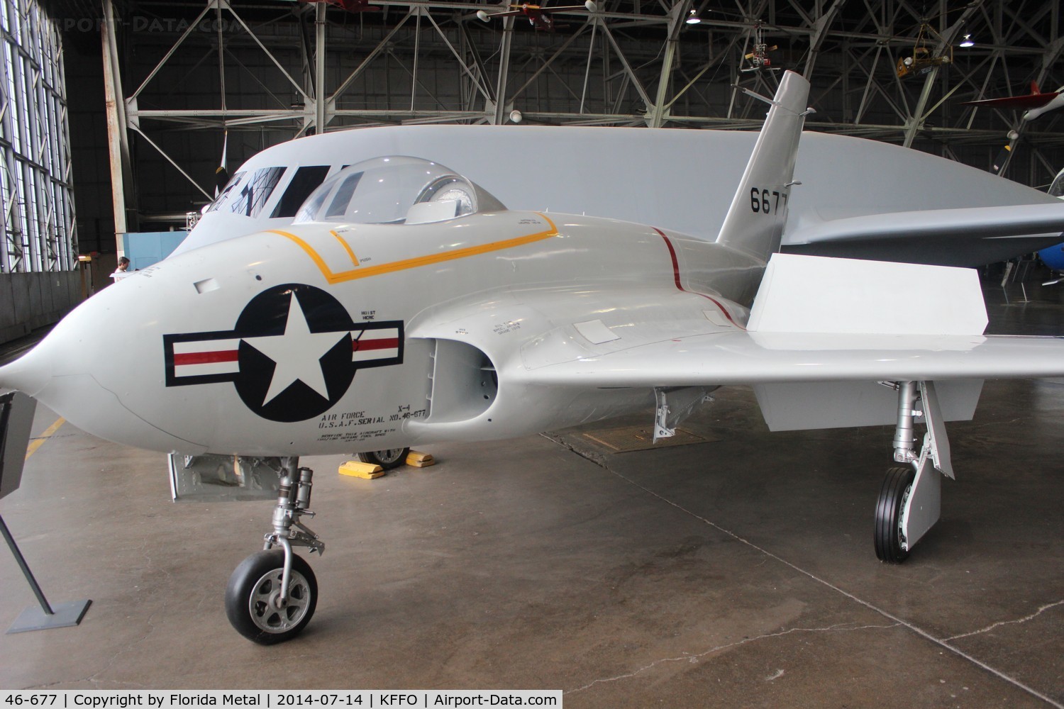 46-677, 1946 Northrop X-4 Bantam C/N Not found (46-677), USAF Museum 2014