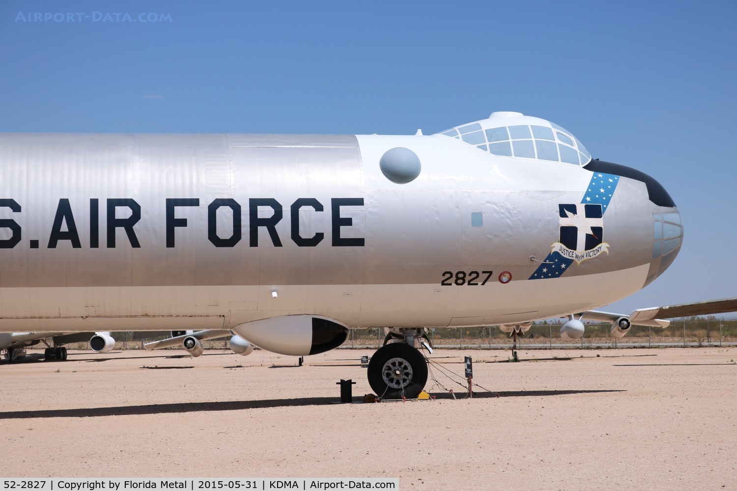 52-2827, 1952 Convair B-36J-10-CF Peacemaker C/N 383, B-36 zx