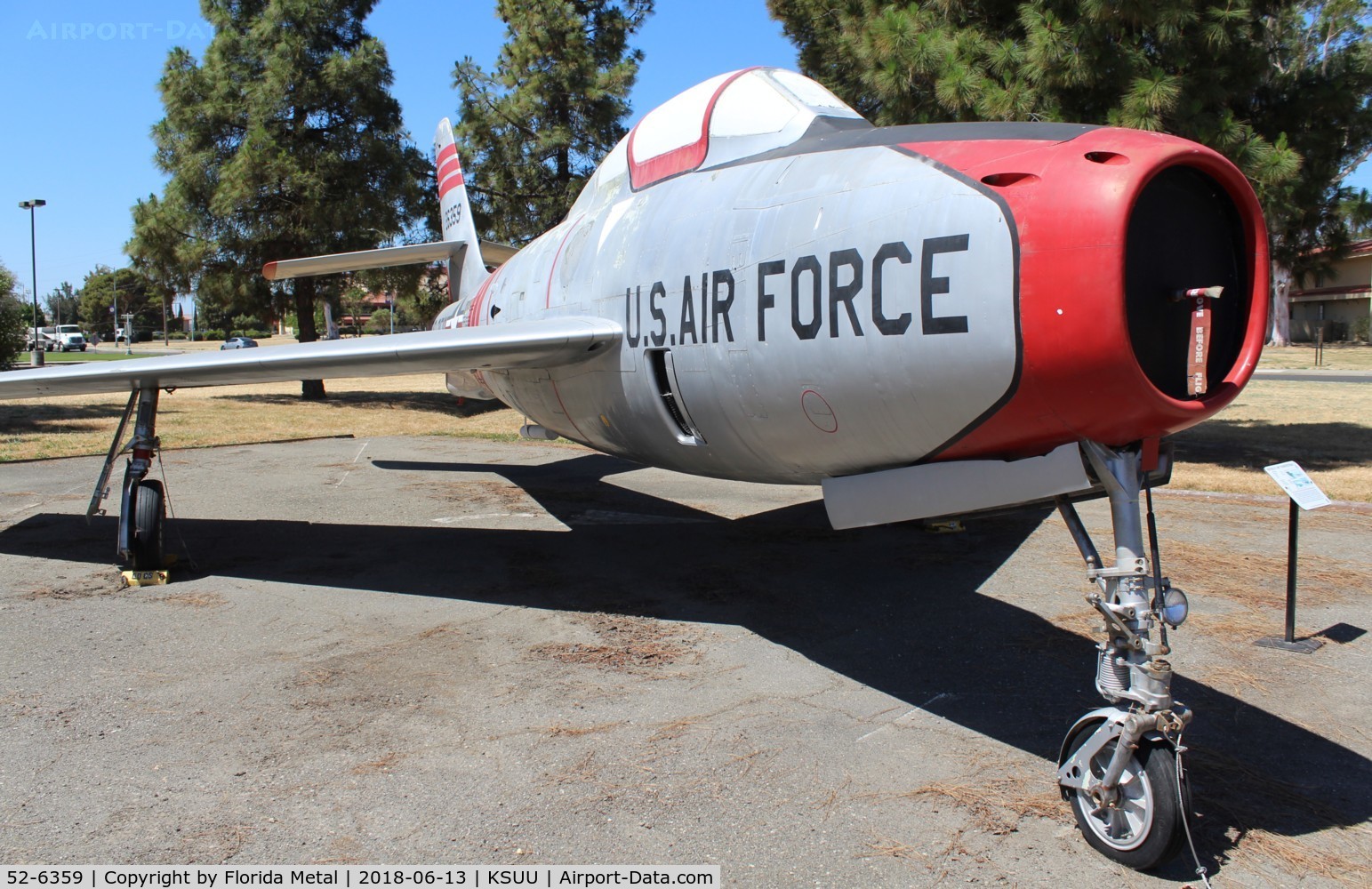 52-6359, Republic F-84F Thunderstreak C/N Not found 52-6359, F-84F zx