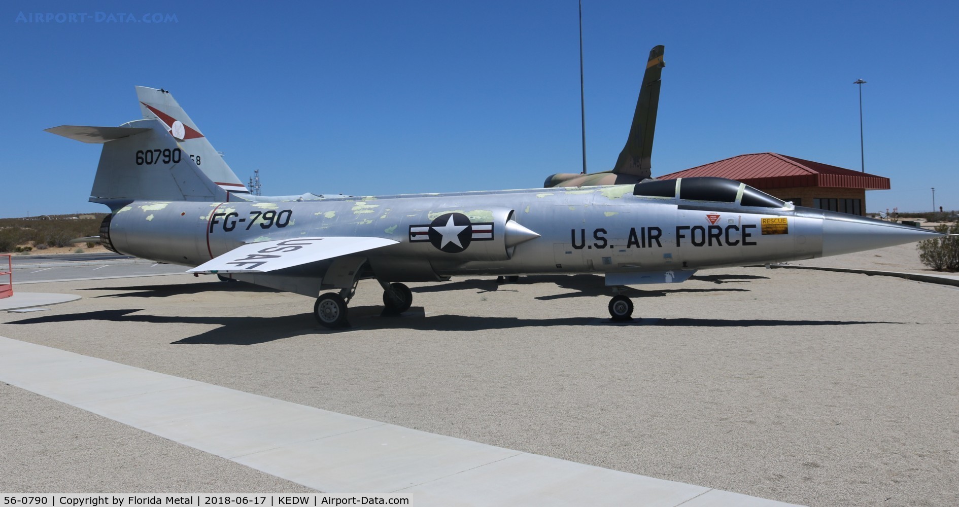 56-0790, Lockheed F-104A Starfighter C/N 187-1078, F-104 zx