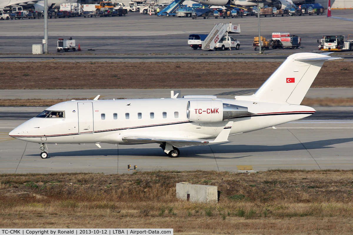TC-CMK, 2008 Bombardier Challenger 605 (CL-600-2B16) C/N 5767, at ist