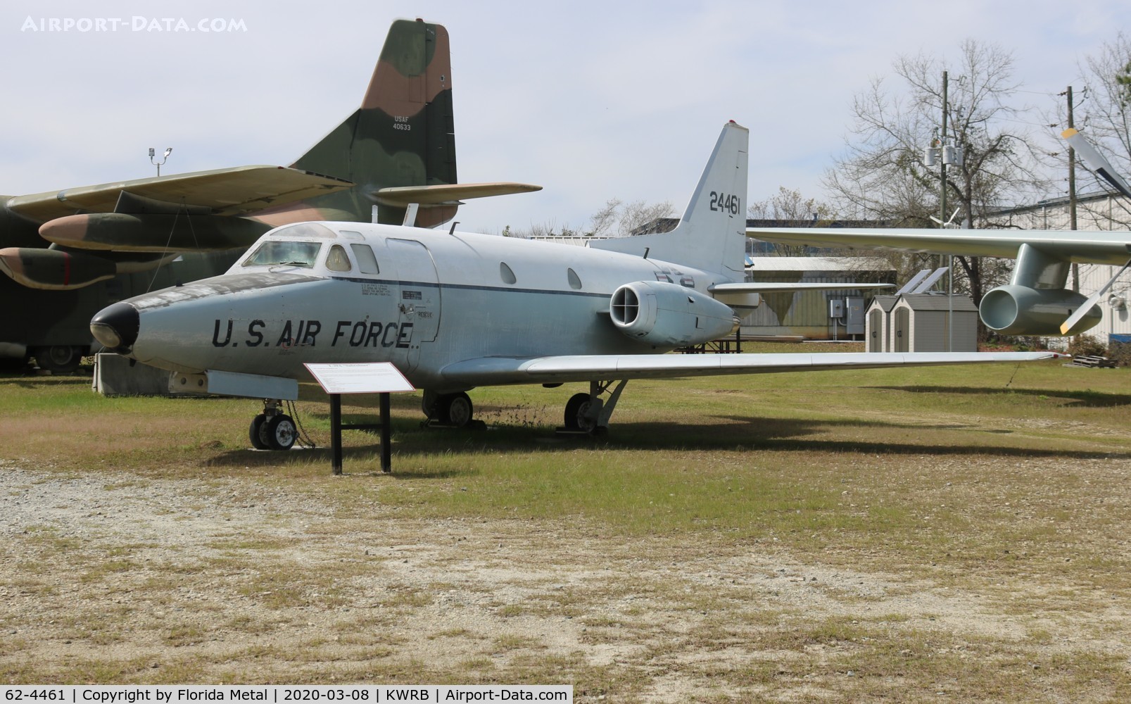 62-4461, 1962 North American CT-39A Sabreliner C/N 276-14, T-39 zx