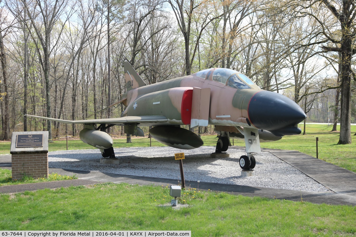 63-7644, 1963 McDonnell F-4C Phantom II C/N 745, Phantom II zx