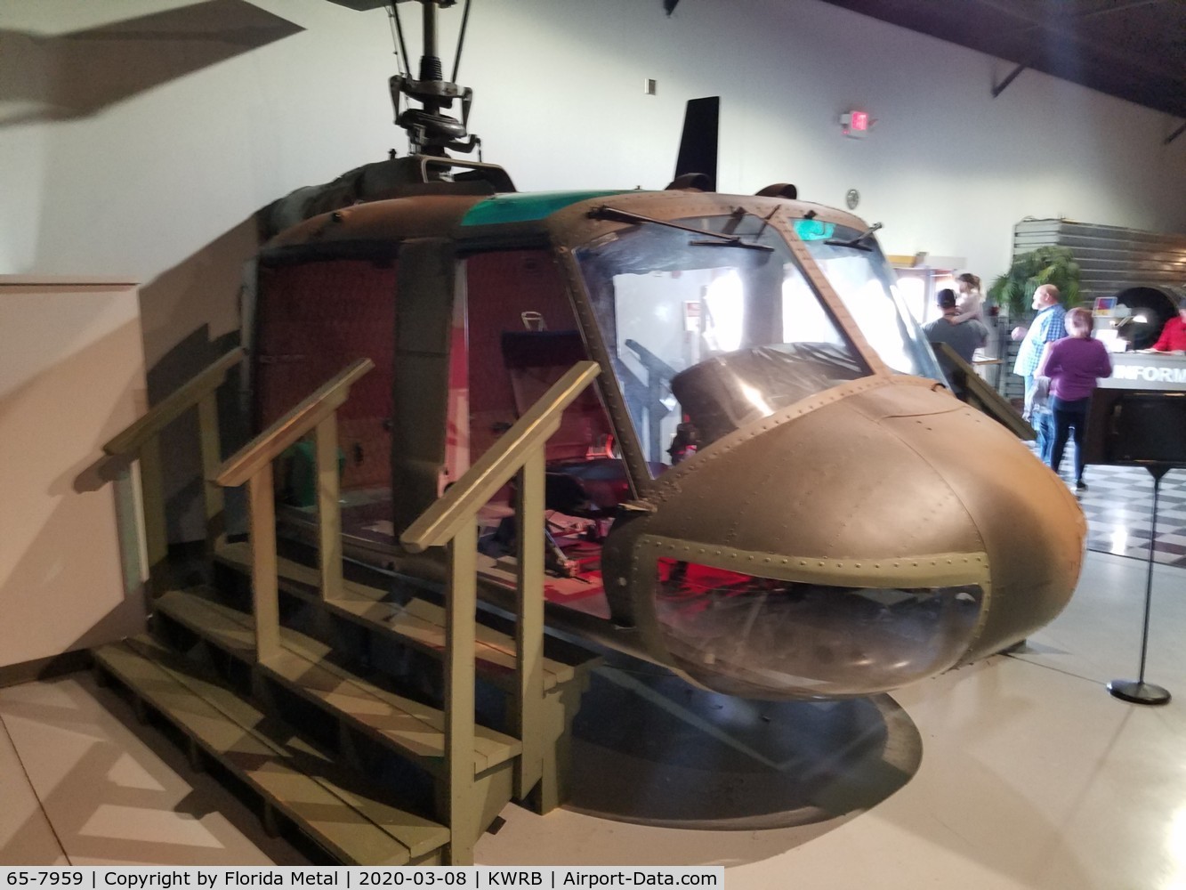 65-7959, 1965 Bell UH-1F Iroquois C/N 7100, UH-1 zx