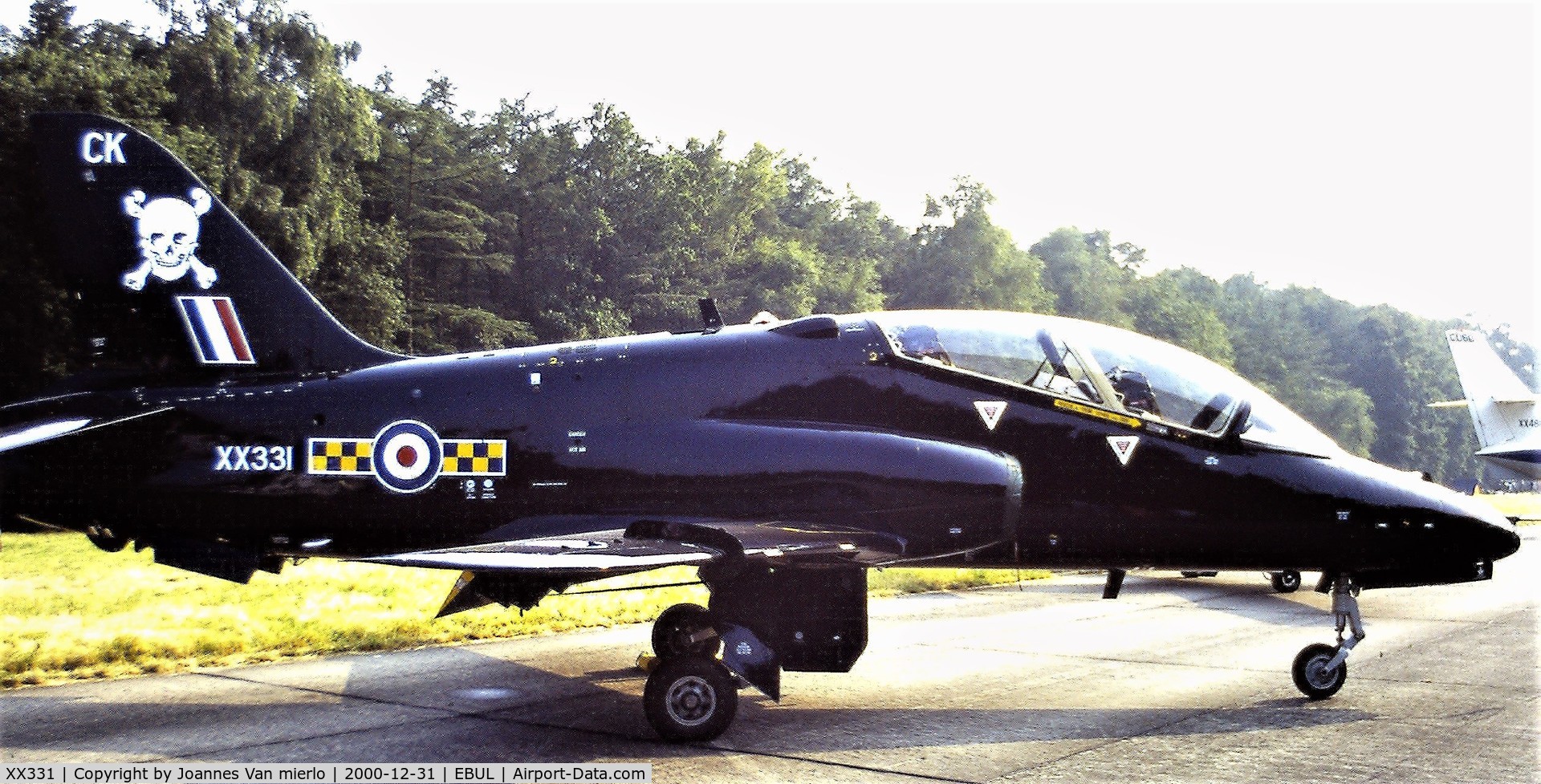 XX331, 1980 Hawker Siddeley Hawk T.1A C/N 177/312155, Slide scan