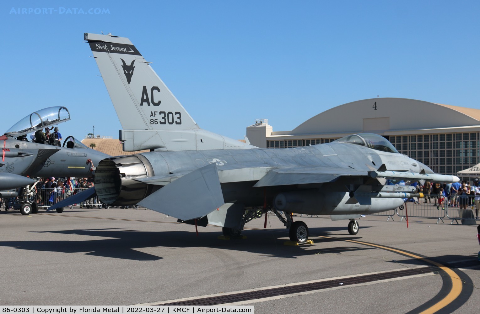 86-0303, General Dynamics F-16C Fighting Falcon C/N 5C-409, F-16C zx