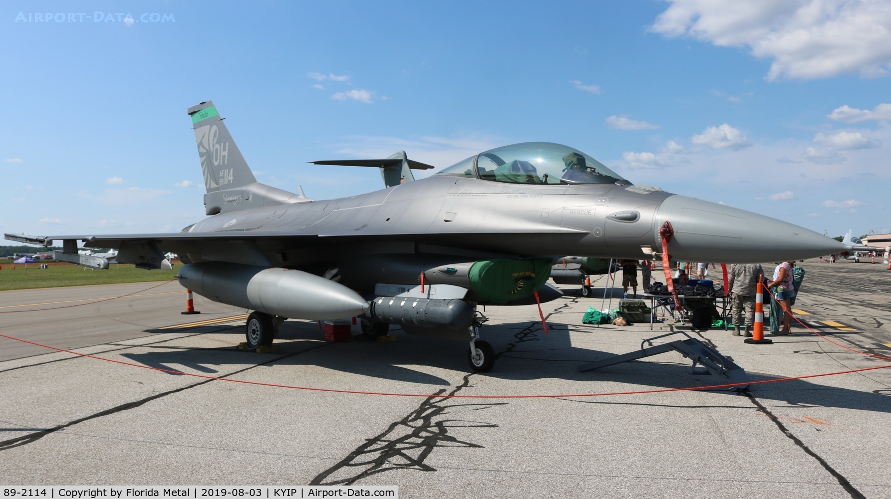 89-2114, 1989 General Dynamics F-16C C/N 1C-267, F-16C zx