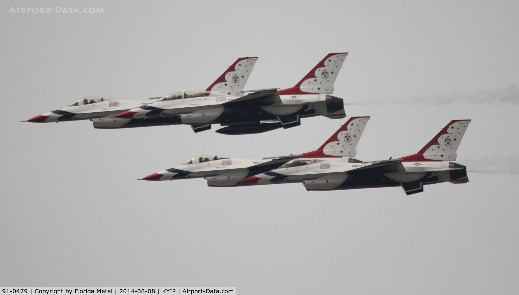 91-0479, 1991 General Dynamics F-16D Fighting Falcon C/N CD-34, Thunder over Michigan 2014