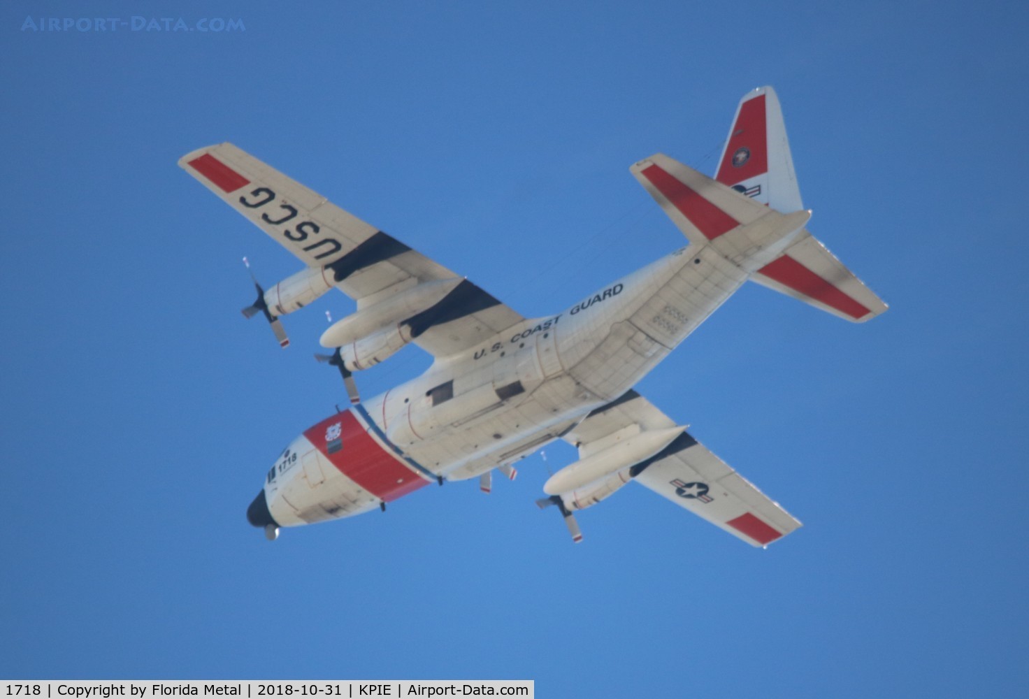 1718, 1986 Lockheed C-130H Hercules C/N 382-5106, USCG HC-130 zx