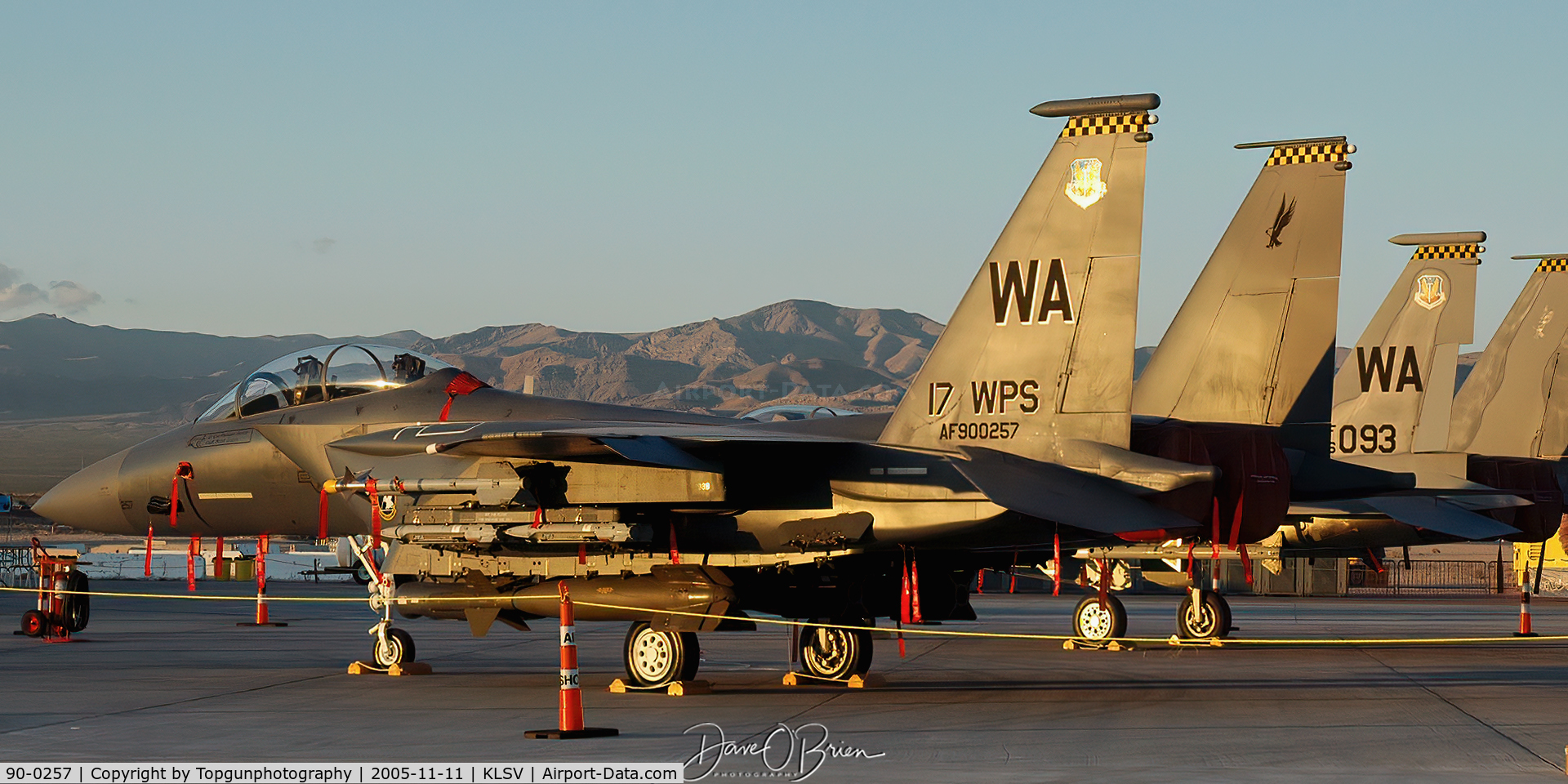 90-0257, 1990 McDonnell Douglas F-15E Strike Eagle C/N 1196/E159, 17th Weapons Squadron