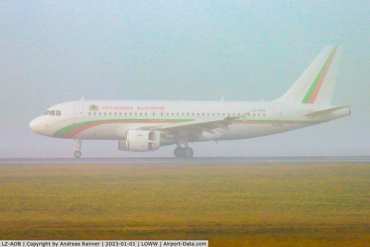 LZ-AOB, 2007 Airbus A319-111 C/N 3188, Bulgaria Gvmt A319