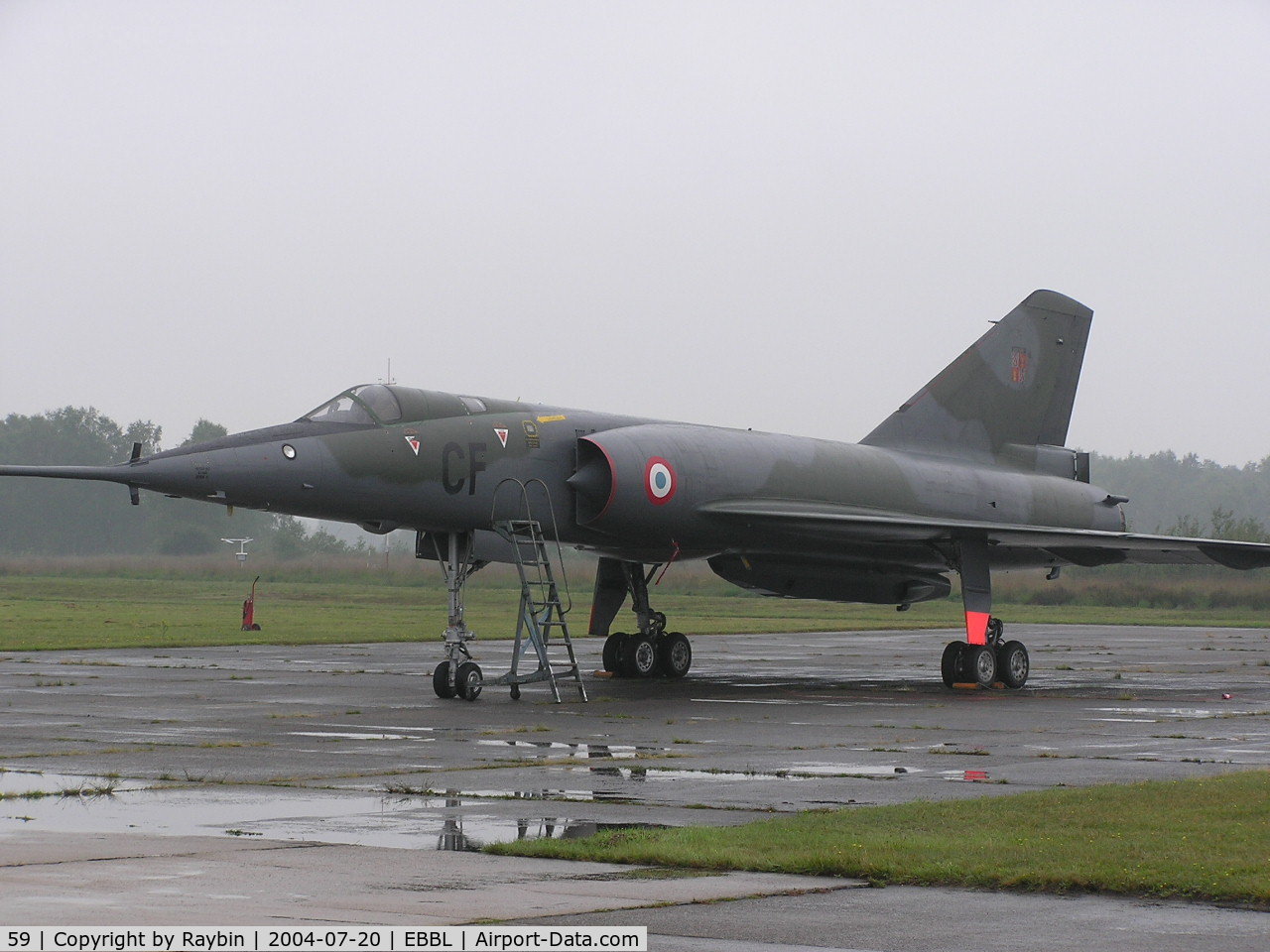 59, Dassault Mirage IVP C/N 59, poor weather conditions
