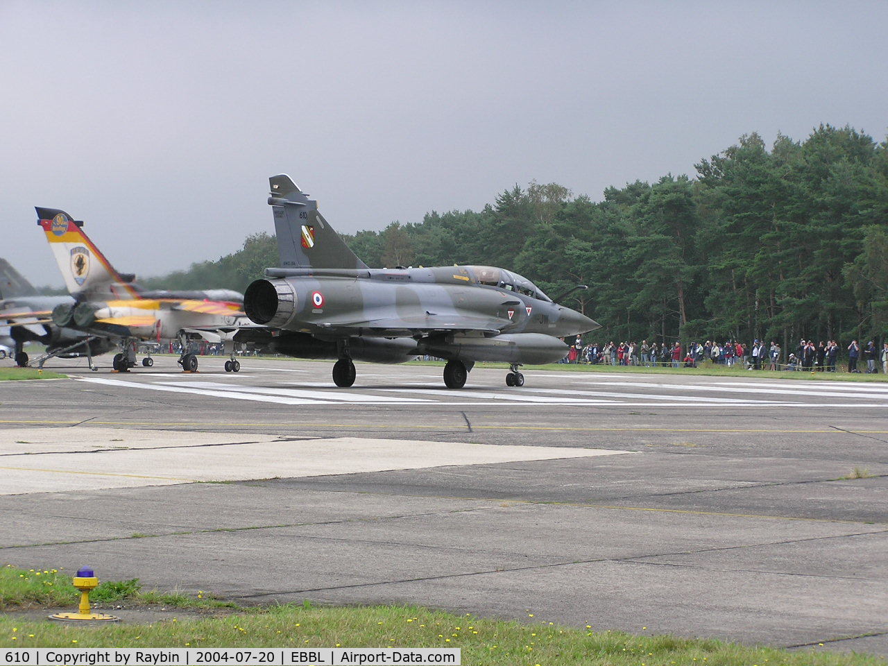 610, Dassault Mirage 2000D C/N 404, back from demo flight