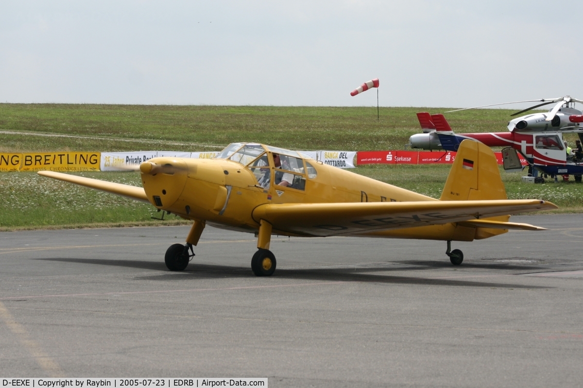 D-EEXE, Heliopolis Gomhouria Mk.6 (Bu-181) C/N 148, Back to the flightline