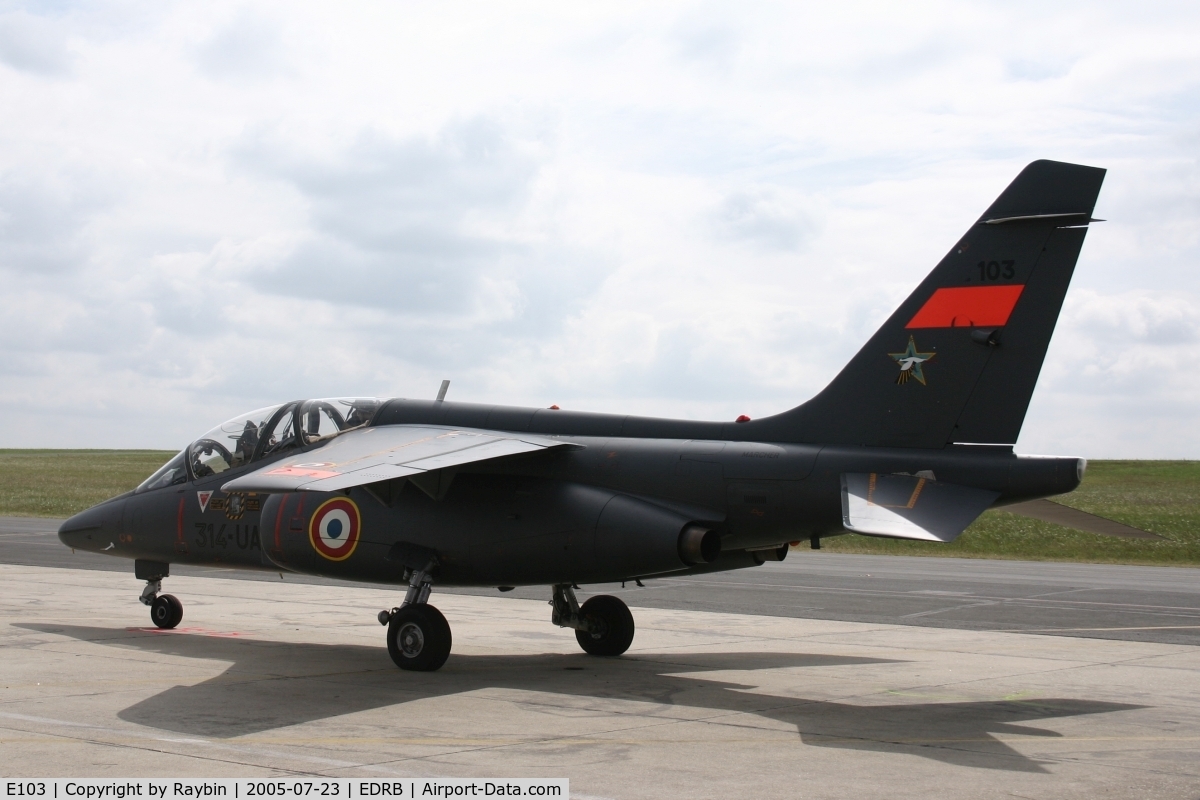 E103, Dassault-Dornier Alpha Jet E C/N E103, static display