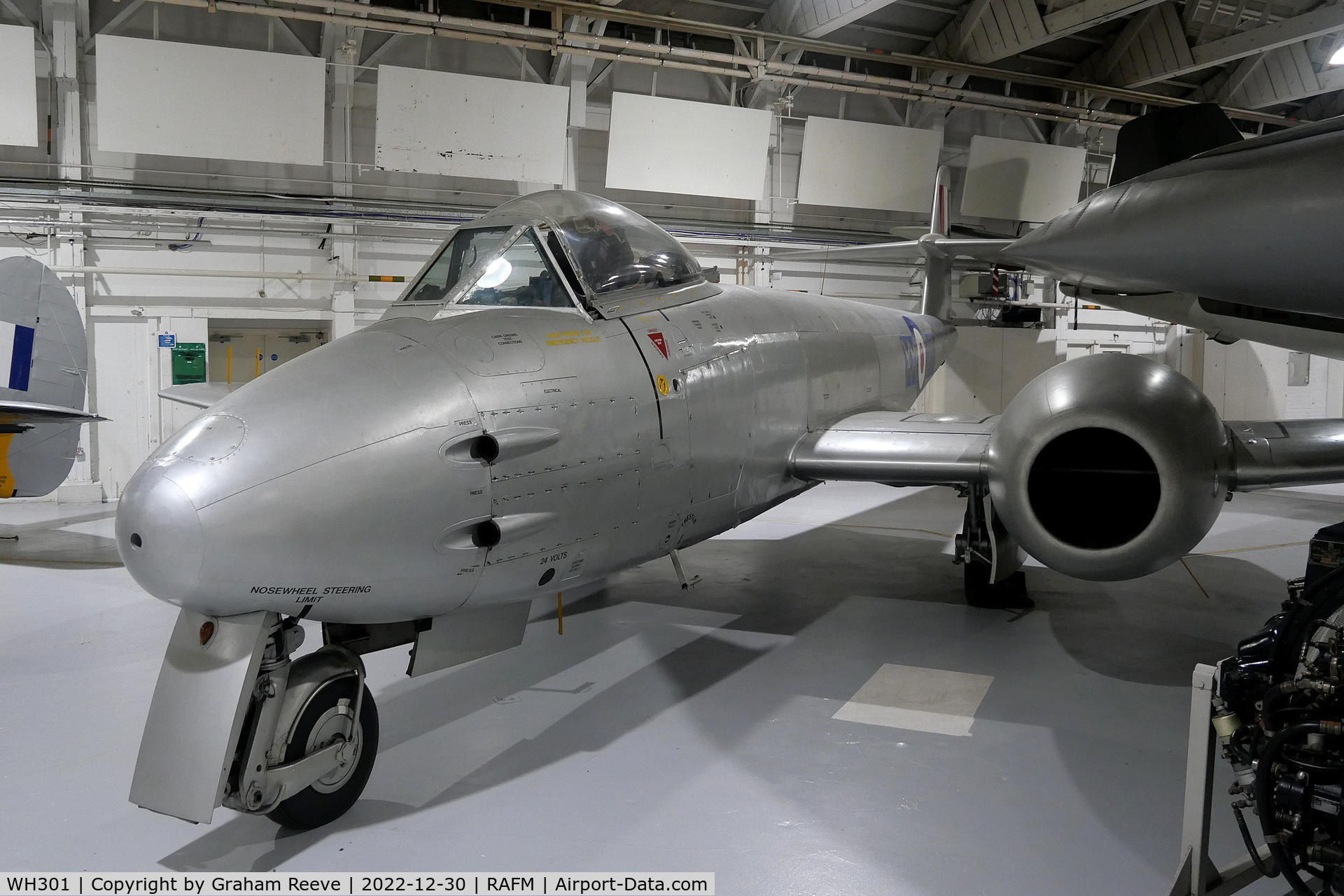 WH301, Gloster Meteor F.8 C/N Not found WH301, On display at the RAF Museum, Hendon.