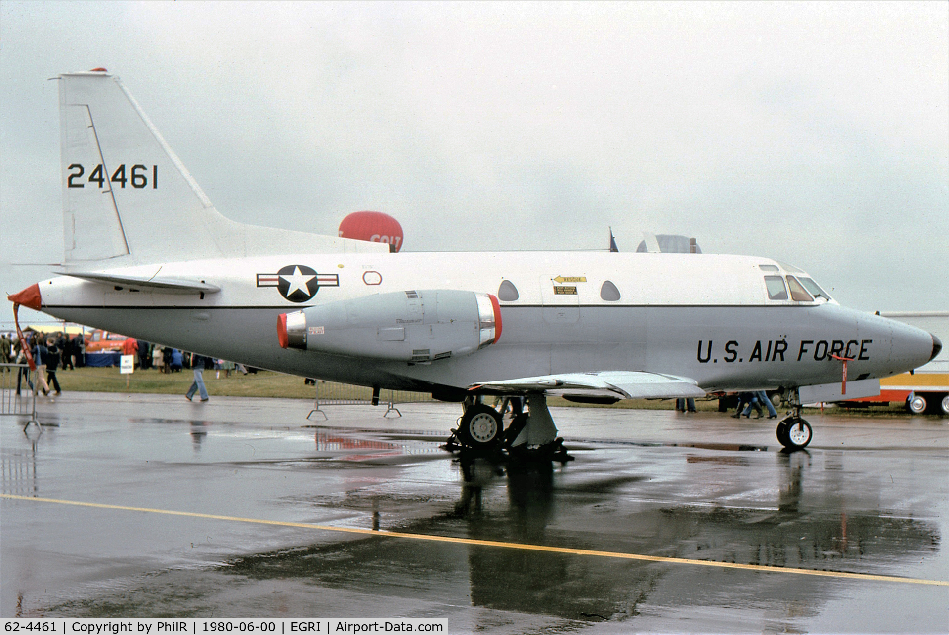 62-4461, 1962 North American CT-39A Sabreliner C/N 276-14, 62-4461 1962 NA T39 Sabreliner USAF IAT
