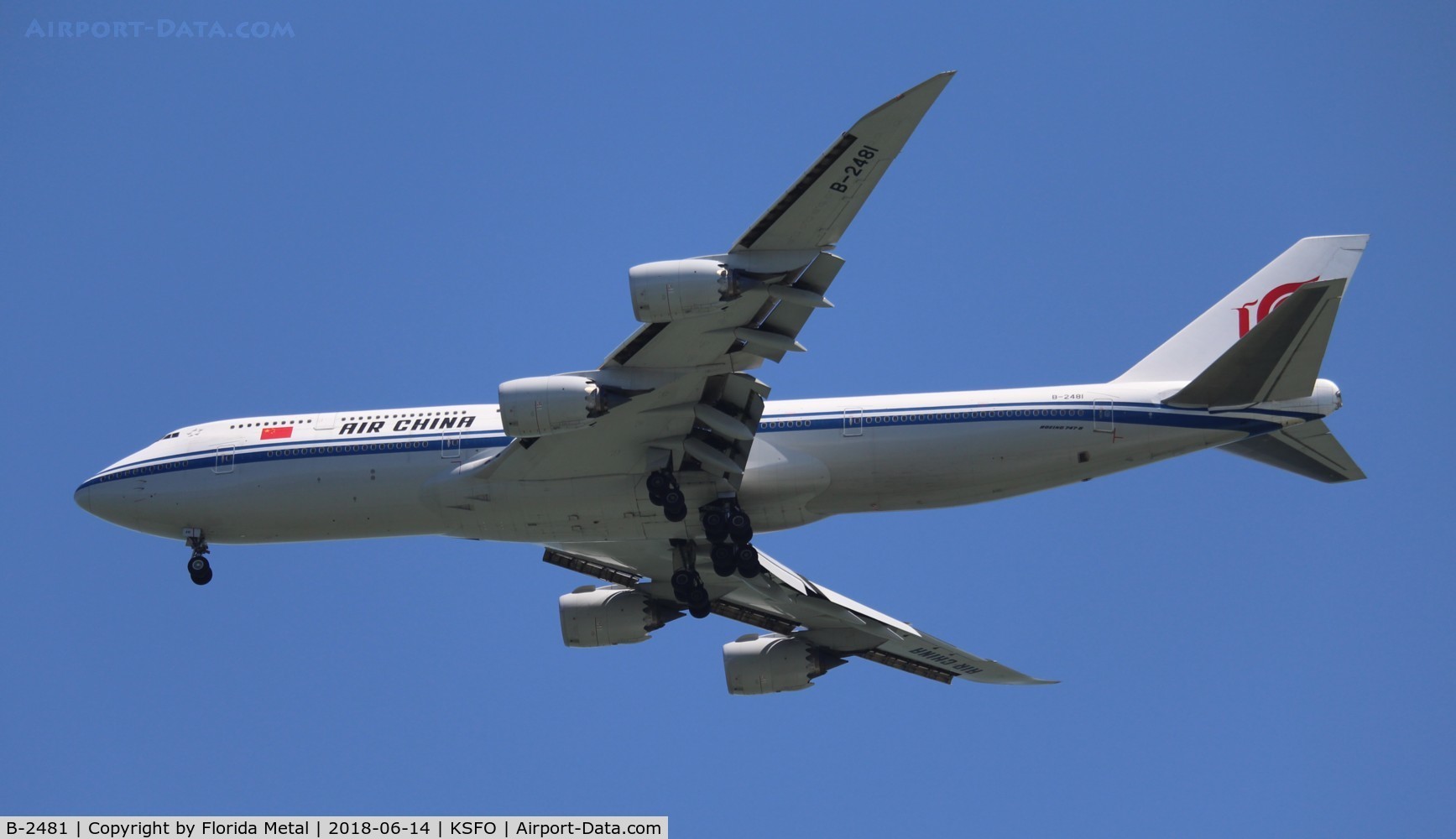 B-2481, 2015 Boeing 747-89L C/N 41847, Air China 747-8 zx