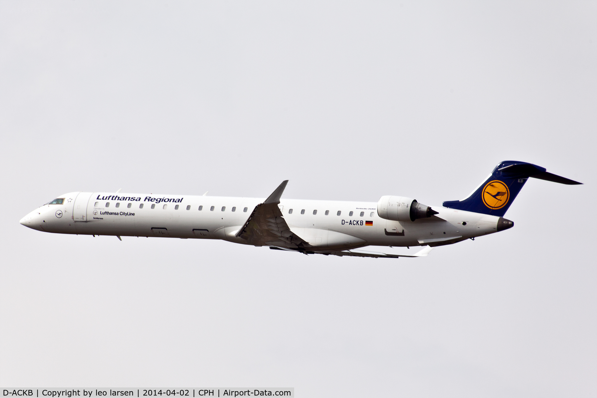D-ACKB, 2006 Bombardier CRJ-900LR (CL-600-2D24) C/N 15073, Copenhagen 2.4.2014