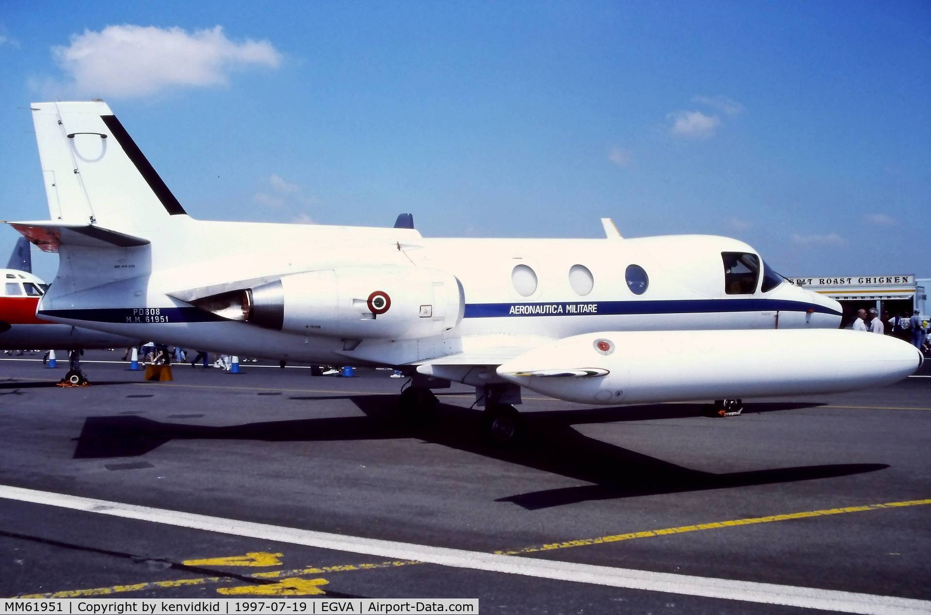 MM61951, Piaggio PD-808TA C/N 509, At the 1997 Royal International Air Tattoo.